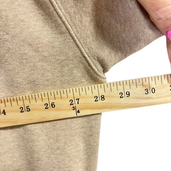 Mara Hoffman Sabina Oatmeal Jumpsuit Button Front sweatshirt Lagenlook NEW Sz 3X - Picture 7 of 7